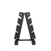 A Shape 3 Pairs Dumbbell Storage Rack